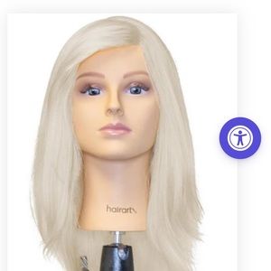 100% real human hair! Mannequin from Hair Art level 10